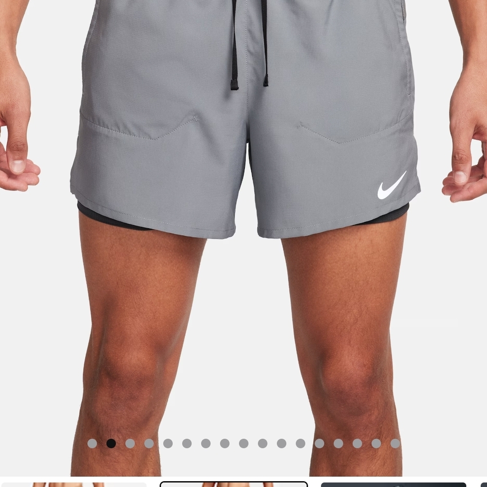Nike Running Gray Athletic Shorts